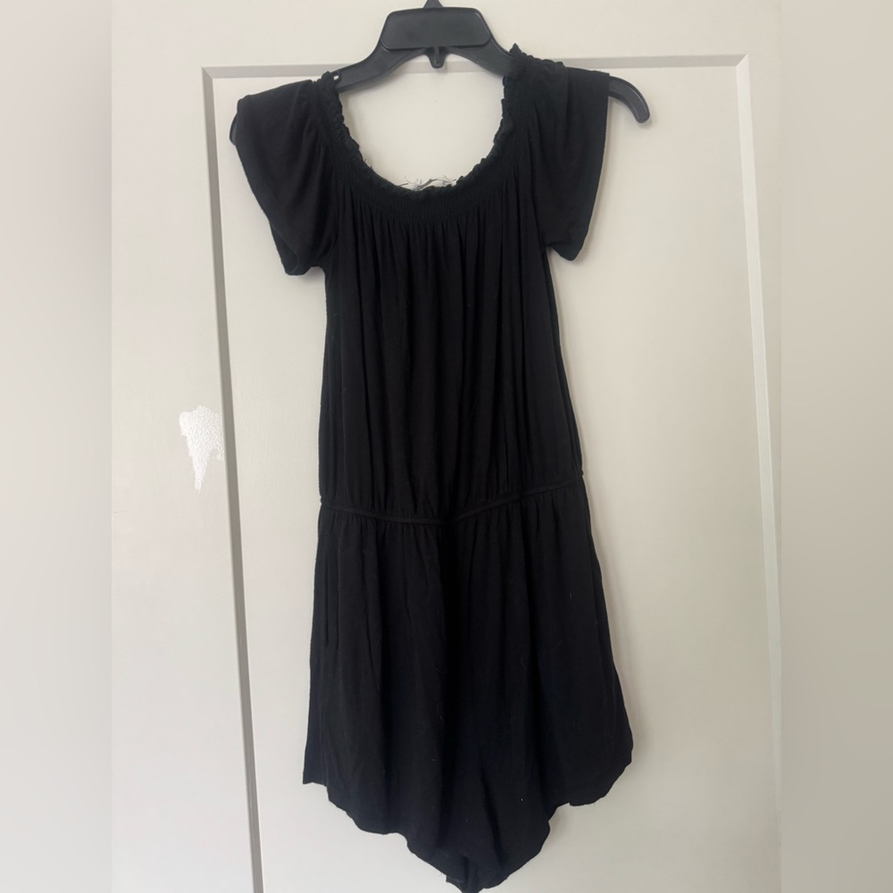 Black Romper With Pockets Size Small